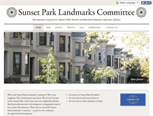 Tablet Screenshot of preservesunsetpark.org